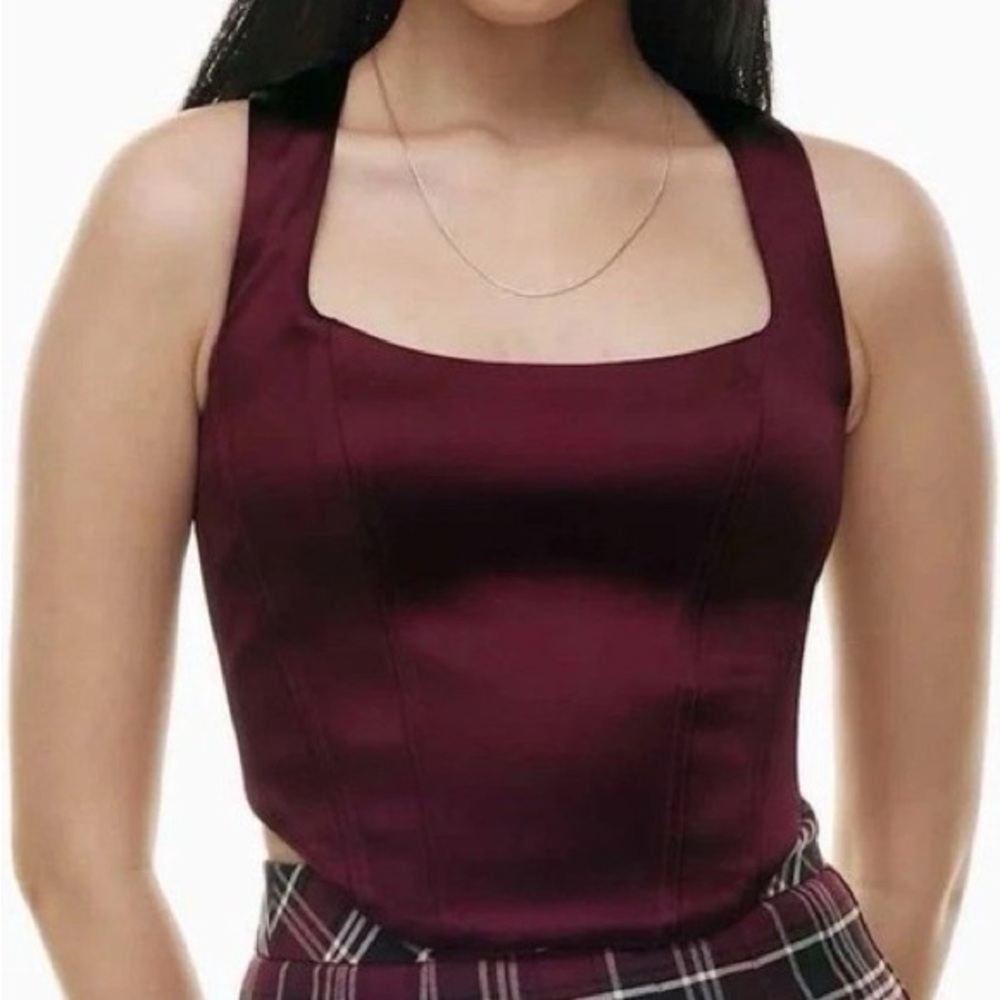 Aritzia Shiloh Bustier Crop Top